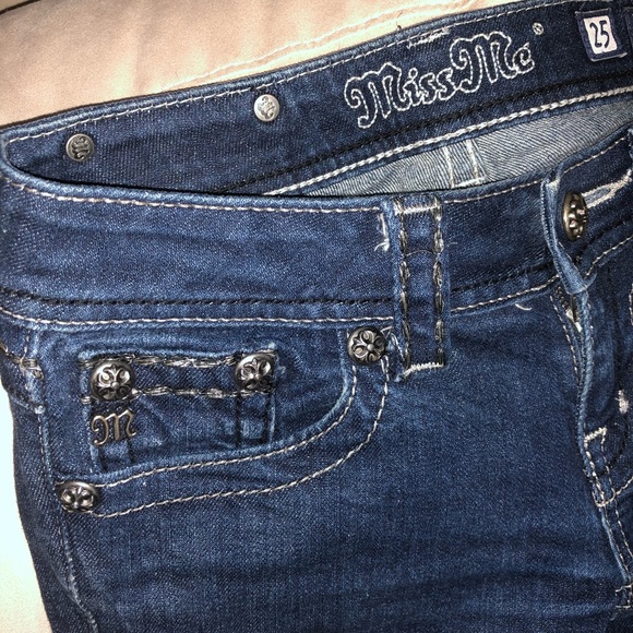 Miss Me jeans size 25 skinny - Picture 4 of 6